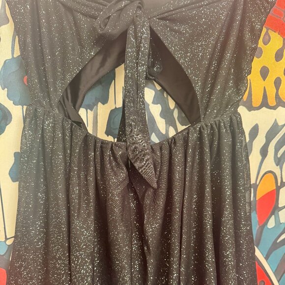 For Love & Lemons “Juni” Maxi Dress – Shimmer Black Strapless NWT ✨ - Picture 10 of 16